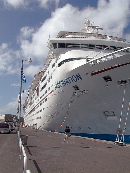 1998-12 Cruise No1 - karen by the ship.jpg