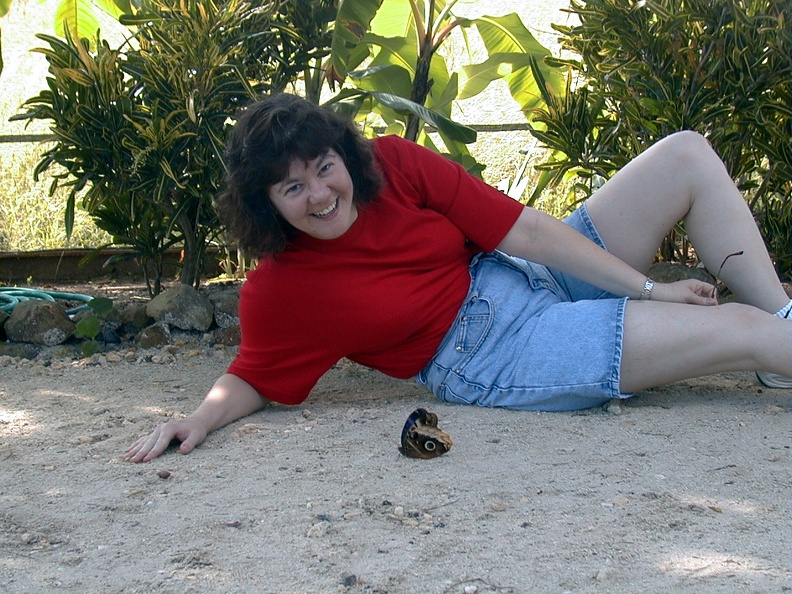 1998-12 Cruise No1 - karen with butterfly 1.jpg