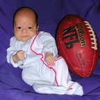 2003-01-26 Sam with Football 002