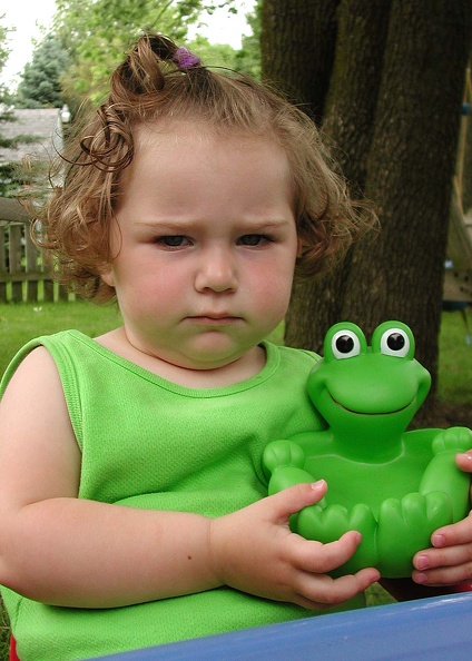 2004-0525 Angry Emma and Frog.jpg