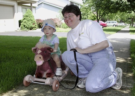 2004-05-22 Sam on Horse
