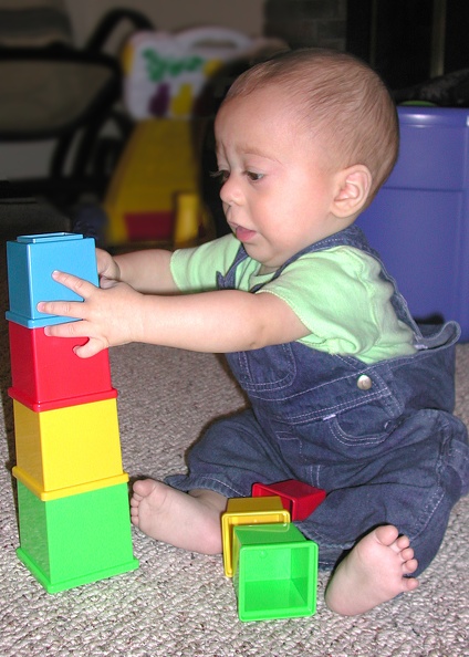2003-07-24 Sam Plays With Blocks.jpg
