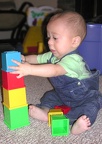 2003-07-24 Sam Plays With Blocks