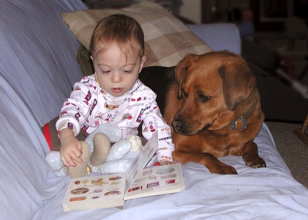 2004-03-12 Sam and PJ Read