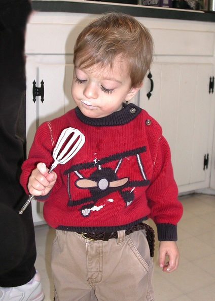 2004-12-25 Sam and Mixer.jpg