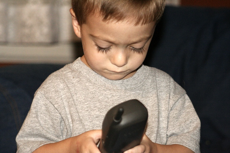 2005-09-15 Sam on Phone.jpg